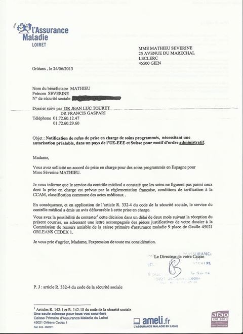 24 juin 2013 severine securite sociale