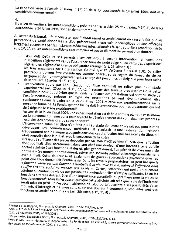 tribunal avis auditeur Belgique